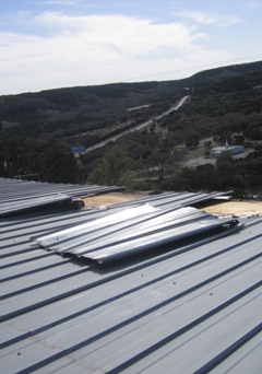 metal roof damage