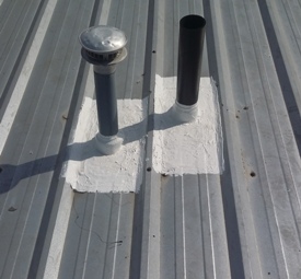 metal roof repair company example