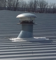metal roof repair example