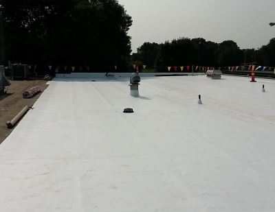 TPO Roofing Job
